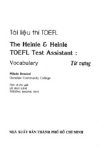 Tài liệu luyện thi toefl phần từ vựng