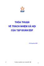 THỎA THUẬN VỀ TRÁCH NHIỆM XÃ HỘI CỦA TẬP ĐOÀN EDF