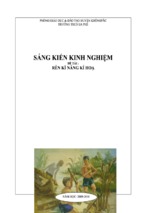 đề tài rèn kĩ năng kí hoạ