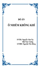 đồ án ô nhiễm không khí