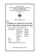 đề tài tìm hiểu quy trình sản xuất nước tương theo phương pháp lên men