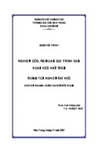 đồ án nghiên cứu, đề xuất qui trình sản xuất kẹo hạt điều