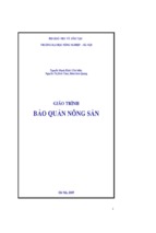 Giáo trình bảo quản nông sản