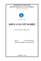 HOÀN THIỆN CÔNG TÁC KẾ TOÁN NGUYÊN VẬT LIỆU TẠI CÔNG TY TNHH MỘT THÀNH VIÊN XI MĂNG VICEM HẢI PHÒNG