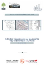 THIẾT KẾ ĐÔ THỊ XUNG QUANH CÁC NHÀ GA METRO VÍ DỤ TUYẾN METRO SỐ 2 TẠI TP.HCM