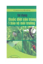 SỬ DỤNG THUỐC DIỆT CÔN TRÙNG VÀ BẢO VỆ MÔI TRƯỜNG