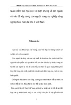 Quan điểm triết học duy vật biện chứng về con người và vấn đề xây dựng con người trong sự nghiệp công nghiệp hóa, hiện đại hóa ở việt nam.