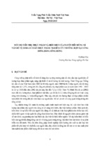 MỨC ĐỘ TIÊU THỤ THỰC PHẨM VÀ HIỂU BIẾT CỦA NGƯỜI TIÊU DÙNG VỀ VẤN ĐỀ VỆ SINH AN TOÀN THỰC PHẨM: NGHIÊN CỨU TRƯỜNG HỢP TẠI VÙNG ĐỒNG BẰNG SÔNG HỒNG 