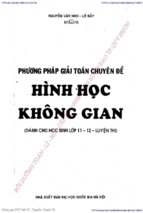 Phương pháp giải toán chuyên đề hình học không gian  
