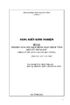 Skkn tìm hiểu xung đột kịch trong đoạn trích vĩnh biệt cửu trùng đài (trích vũ như tô của nguyễn huy tưởng).