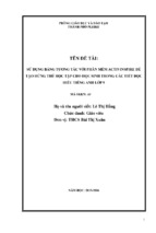 Skkn sử dụng bảng tương tác với phần mềm activinspire để tạo hứng thú học tập cho học sinh trong các tiết đọc hiểu tiếng anh lớp 9