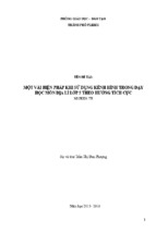 Skkn một vài biện pháp khi sử dụng kênh hình trong dạy học địa lí lớp 5 theo hướng tích cực