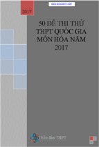 50 đề thi thử thpt quốc gia môn hóa 2017 (có đáp án chi tiết)