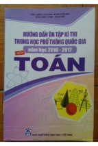 Hướng dẫn ôn tập kỳ thi THPT Quốc gia 2016 - 2017 môn Toán - Đoàn Quỳnh