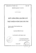 Ghép xương đổng loại đông khô thực nghiệm và ứng dụng lâm sàng