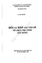 2_hỏi và đáp các vấn đề tổ chức thi công xây dựng   ngô quang tường