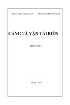 Cảng và vận tải biển  nguyễn thị phương thảo