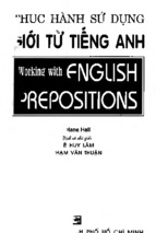 Thực hành sử dụng giới từ tiếng anh