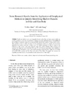 Some research results from the application of geophysical methods in quickly identifying shallow hazards in dike and dam body