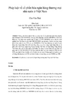 Pháp luật về cổ phần hóa ngân hàng thương mại nhà nước ở việt nam