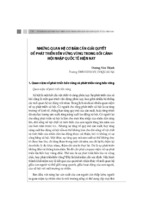 Những quan hệ cơ bản cần giải quyết để phát triển bền vững vùng trong bối cảnh hội nhập quốc tế hiện nay