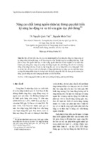 Nâng cao chất lượng nguồn nhân lực thông qua phát triển kỹ năng lao động và vai trò của giáo dục phổ thông