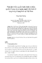 Phân định thẩm quyền hành chính và thẩm quyền tố tụng của cơ quan, người tiến hành tố tụng trong tố tụng hình sự việt nam