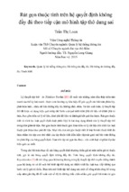 Rút gọn thuộc tính trên hệ quyết định không đầy đủ theo tiếp cận mô hình tập thô dung sai