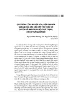 Quá trình công nghiệp hóa, hiện đại hóa vùng đồng bào các dân tộc thiểu số duyên hải nam trung bộ thực trạng, cơ hội và thách thức