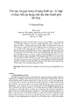 Thủ tục rút gọn trong tố tụng hình sự   lý luận và thực tiễn áp dụng trên địa bàn thành phố hà nội