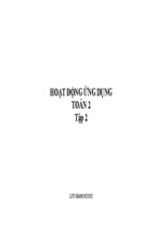 Hoạt động ứng dụng toán 2 tập 2