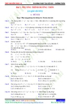 Trắc nghiệm phương pháp tọa độ oxy – đường tròn (trắc nghiệm toán 10)
