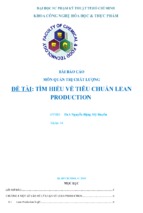 Tìm hiểu về chuẩn lean production