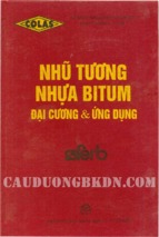 Nhũ tương nhựa bi tum đại cương và ứng dụng