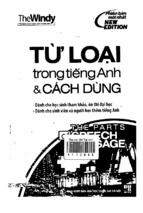 Từ loại trong tiếng anh và cách dùng