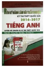 Rèn kĩ năng làm bài thi trắc nghiệm môn tiếng anh kì thi thpt quốc gia