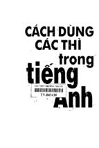 Cách dùng các thì trong tiếng anh (nxb giáo dục 2004)   lê dũng 