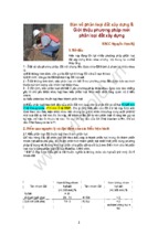 Bàn về phân loại đất xây dựng và phương pháp mới phân loại đất xây dựng