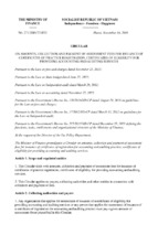 Circular no. 2712016tt btc dated november 14, 2016, on amounts, collection and payment of assessment fees for issuance of certificates of practice registratio271_2016_tt btc_335307