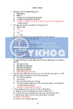 Câu hỏi trắc nghiệm về song thai