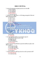 Câu hỏi trắc nghiệm về sinh lý chuyển dạ