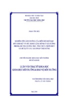 Luận văn nghiên cứu ảnh hưởng của biến đổi khí hậu đến sinh kế và sức khỏe cộng đồng ở xã hương phong huyện hương trà tỉnh thừa thiên huế và đề xuất các giải pháp thích ứng