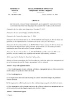 Circular no. 2742016tt btc dated november 14, 2016, on the rate, collection, submission, management and use of the customs fees and the charges on goods and v274_2016_tt btc_338289