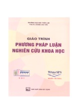 Giáo trình phương pháp luận nghiên cứu khoa học