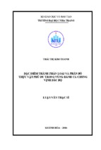 đặc điểm thành phần loài và phân bổ thực vật phù du trong vùng đánh cá chung vịnh bắc bộ