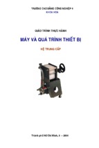 Giáo trình thực hành hóa đại cương hệ trung cấp