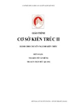 Giáo trình cơ sở kiến trúc 2