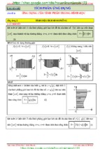 ứng dụng của tích phân trong hình học