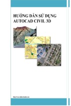 Hướng dẫn sử dụng autocad civil 3d