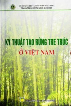 Kỹ thuật tạo rừng tre trúc ở việt nam